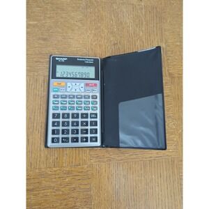 Sharp‎ EL-738 Financial Calculator Working Business Calculator - New Battery